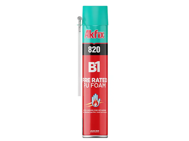 فوم ضدحریق شلنگی   AKfix B1 fire rated PU  foam 820